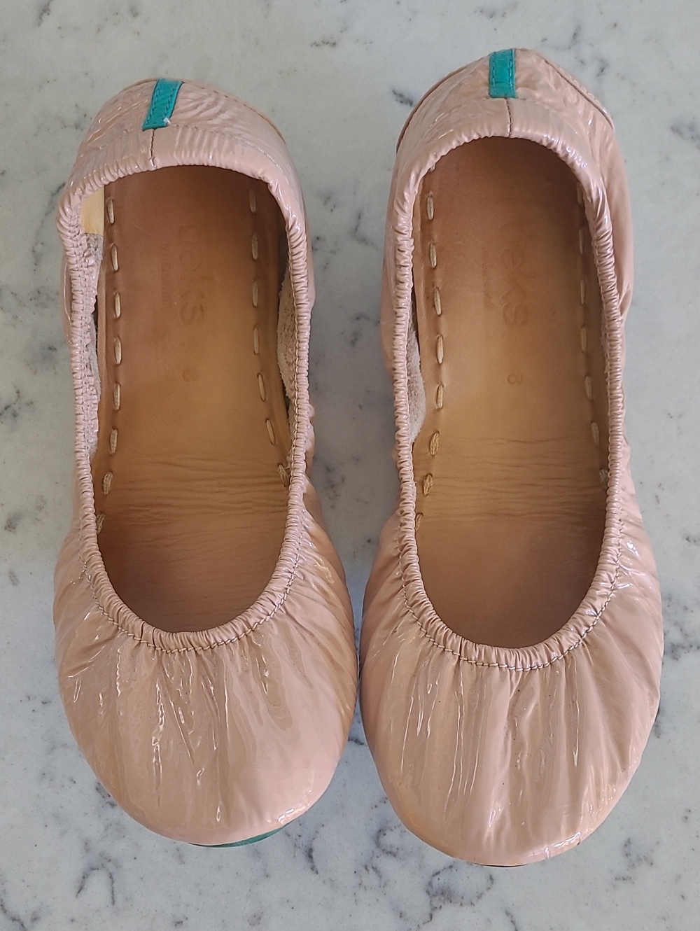 Patent Blush Tieks